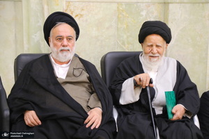 مراسم ترحیم آیت الله نورالله شاه آبادی(ره) در مسجد اعظم قم