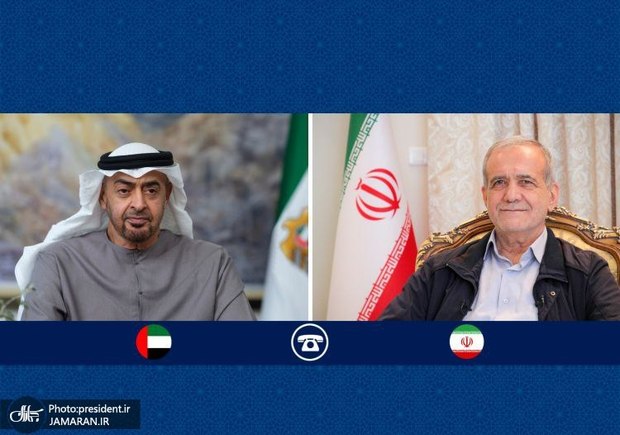 پزشکیان به رییس دولت امارات: با تداوم جنایت‌گری اسرائیل منطقه روی آرامش را نخواهد دید