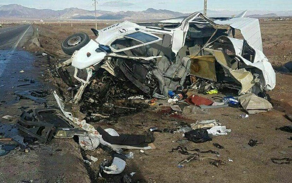 6 کشته در تصادف محور ریگان - ایرانشهر