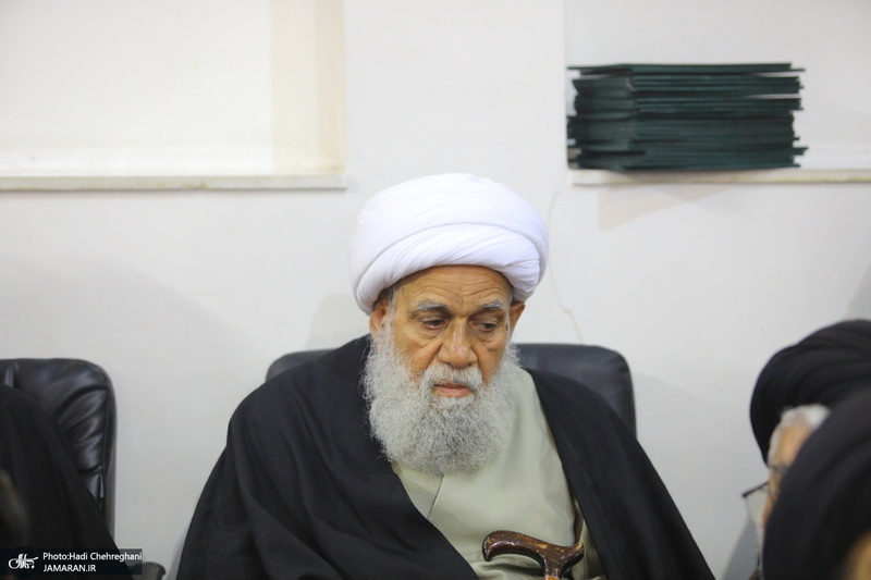 مراسم ختم همسر آیت الله العظمی سبحانی در قم