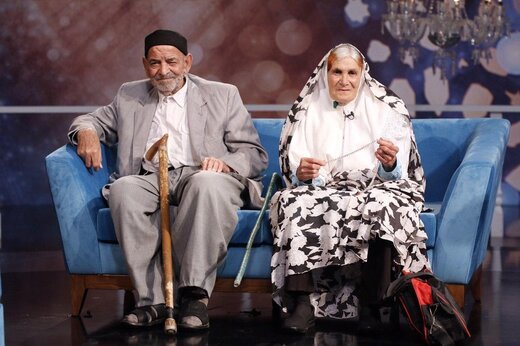 عاشقانه‌ای ۷۰ ساله از زوجی بی‌ادعا در برنامه تلویزیونی