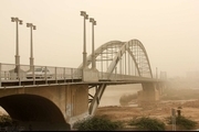 توده بزرگ ریزگرد عراقی امروز وارد خوزستان می شود
