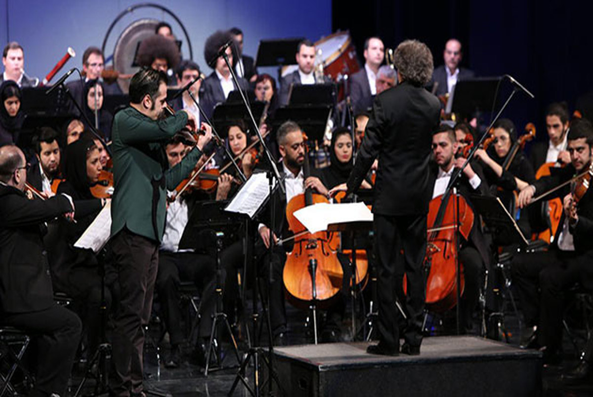 اجرای ارکستر سمفونیک تهران از آثار چکناواریان