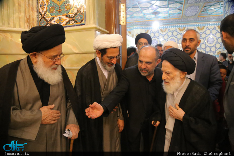 مراسم هفتمین روز درگذشت دختر آیت الله العظمی خویی(ره)