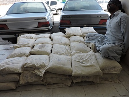 کشف محموله 633 کیلوگرمی مواد مخدر در قلعه گنج
