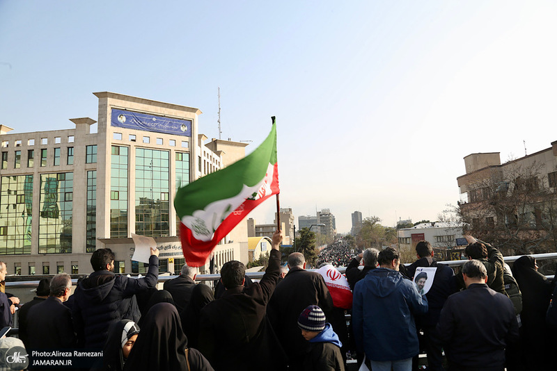 تشییع پیکرهای مطهر فرماندهان عالی‌رتبه نیروهای مسلح و جمعی از شهدای مردمی-2