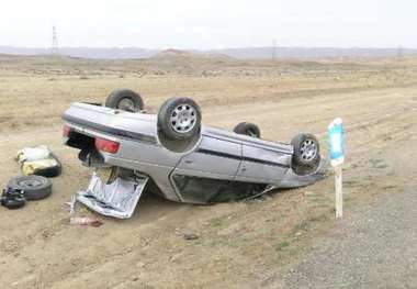 واژگونی خودرو درالبرز یک کشته و 2 مصدوم برجا گذاشت