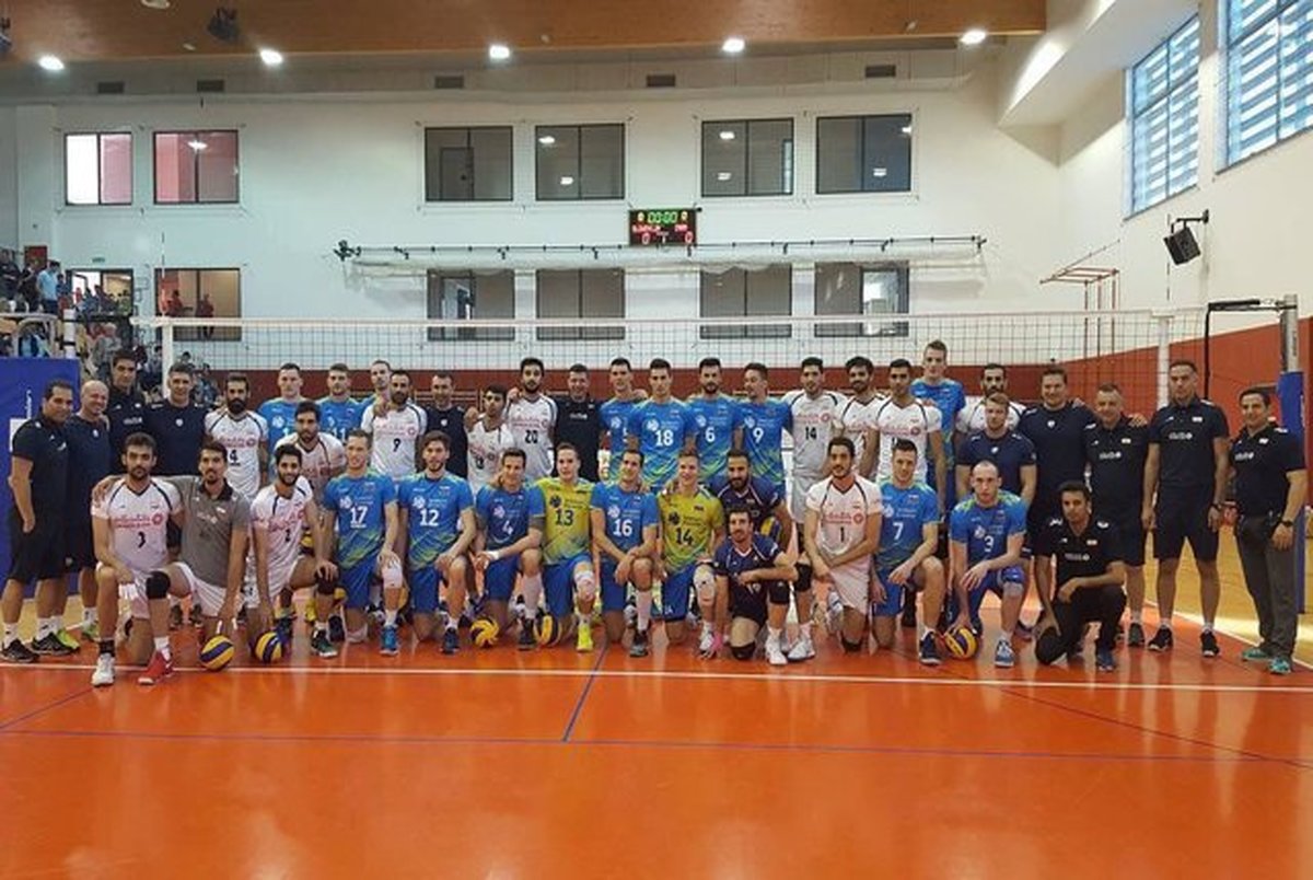 تیم ملی والیبال ایران مقابل نایب قهرمان اروپا پیروز شد