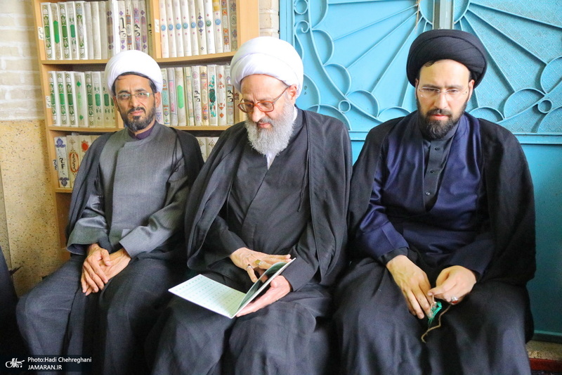 مراسم تشییع و خاکسپاری آیت الله حسن صانعی (ره) در قم