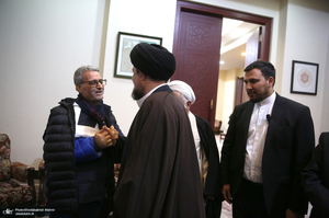 دیدار رییس دانشگاه آزاد اسلامی با سید حسن خمینی