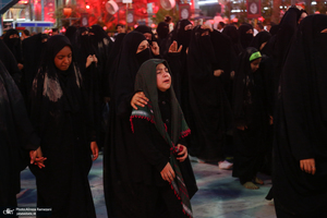 عزاداری قبیله بنی عامر در بین الحرمین در آستانه روز اربعین