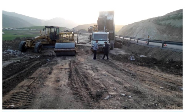 عملیات پرشتاب امدادرسانی و جاده سازی گروه اعزامی گیلان در لرستان