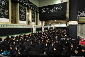 آخرین شب مراسم عزاداری حضرت اباعبدالله الحسین(ع) با حضور رهبر معظم انقلاب