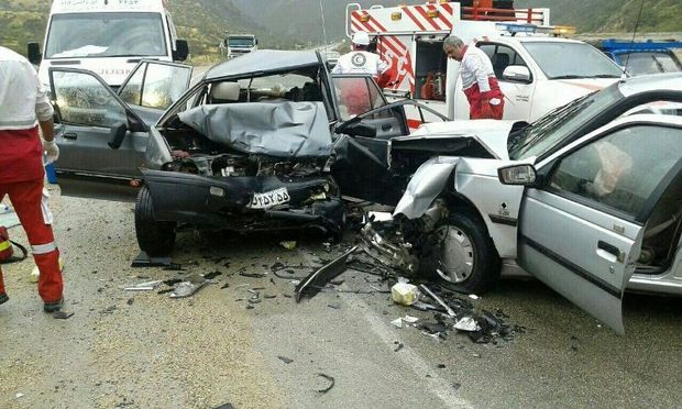 2 کشته و یک زخمی بر اثر تصادف در جاده اراک به ازنا