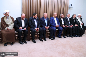 دیدار نایب رئیس دفتر سیاسی حماس با رهبر معظم انقلاب