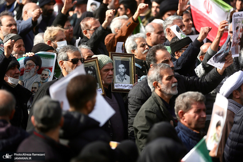 تشییع پیکرهای مطهر فرماندهان عالی‌رتبه نیروهای مسلح و جمعی از شهدای مردمی-1