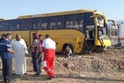 افزایش تعداد مصدومان واژگونی اتوبوس جاده مشهد-نیشابور به ۵۳ نفر
