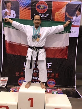 نادر قرایی مدال طلای قهرمانی جهان را کسب کرد
