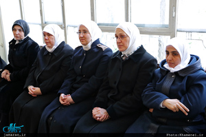 دیدار وزیر اوقاف و جمعی از علمای سوریه با رهبر معظم انقلاب