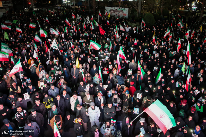 اجتماع حمایت از رزمندگان در مقابله با دشمن آمریکایی - صهیونی در پرند-۱