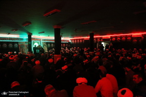 حضور سید حسن خمینی در مدرسه علمیه آیت الله العظمی خوانساری(ره)