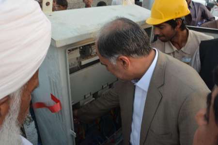پروژه برق رسانی به روستای میرآباد نیکشهر افتتاح و بهره برداری شد