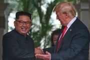 لحطه تاریخی دست دادن ترامپ و کیم جونگ اون