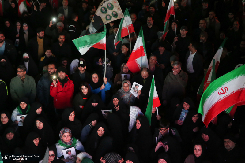 اجتماع حمایت از رزمندگان در مقابله با دشمن آمریکایی - صهیونی در پرند-۱