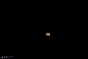 پدیده نادر «ابر ماه خاویاری»