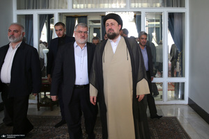 دیدار استاندار تهران و مدیران استان با سید حسن خمینی