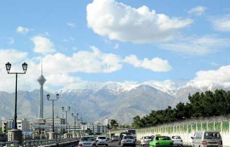 کیفیت هوای تهران با شاخص 92 سالم است