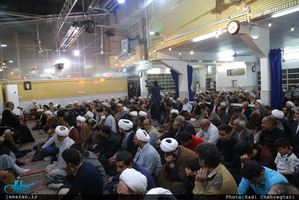 جشن ولادت حضرت زهرا(س) و تولد حضرت امام خمینی(ره) در بیت آیت الله العظمی صانعی