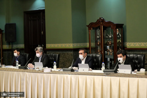 جلسه مشترک ستاد اقتصادی دولت و نمایندگان فعالان اقتصادی با حضور رییس جمهور