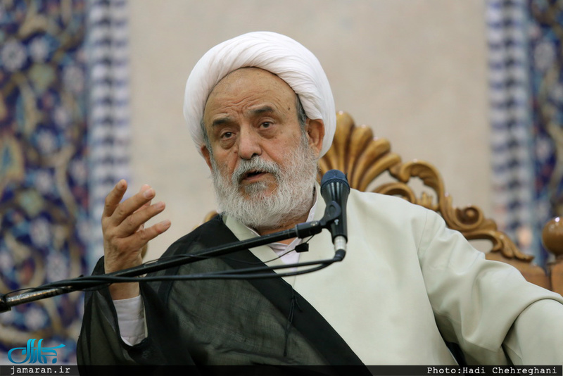 مراسم هفتمین روز درگذشت آیت الله ابن الرضا(ره) در مسجد اعظم قم
