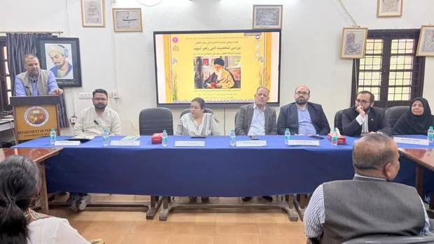 
ایرانی قوم کی مزاحمت شہید رہبر معظم کی ادبی اور معنوی تربیت کا نتیجہ ہے: پروفیسر علی اکبر جعفری  