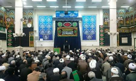 مراسم سوگواری عاشورای حسینی در دفتر رهبر معظم انقلاب در قم برگزار شد