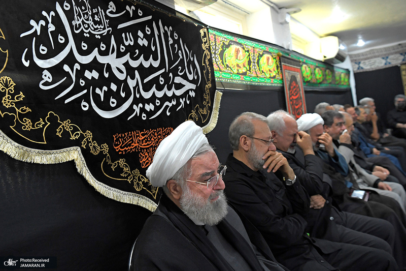 دومین روز مراسم عزاداری حضرت اباعبدالله الحسین (ع) در دفتر حسن روحانی