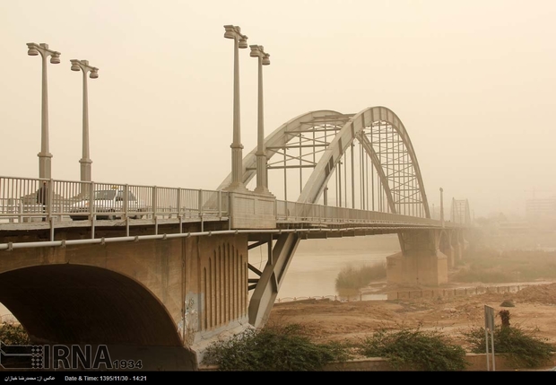 پیش بینی گرد و غبار در برخی نقاط خوزستان کاهش چهار تا پنج درجه ای دما