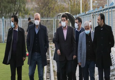 حضور مدیرعامل جدید در تمرین تراکتور+ عکس
