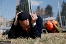 تصاویر رویترز از حملات موشکی ایران به سرزمین‌های اشغالی