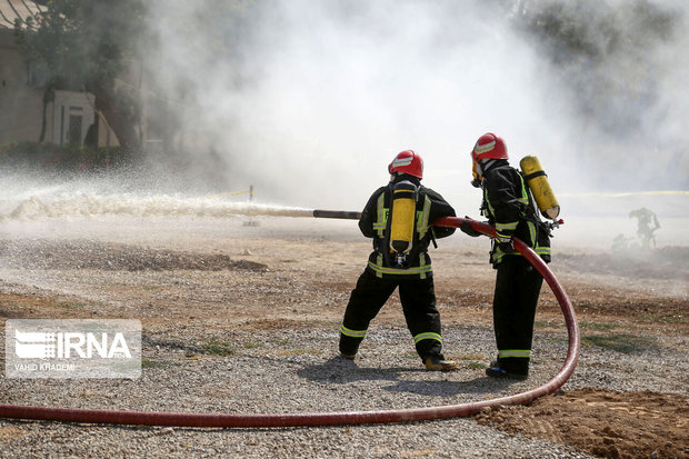 آتش‌نشانان کرمان ۱۱۴ آتش‌سوزی را مهار کردند