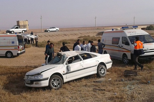 سوانح رانندگی  در داران و انارک 10 نفر را مجروح کرد