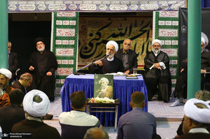 مراسم بزرگداشت آیت الله حسن صانعی (ره) در حسینیه جماران -2