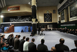 دومین شب مراسم عزاداری حضرت اباعبدالله الحسین(ع) با حضور رهبر معظم انقلاب 