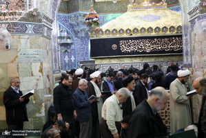 مراسم عزاداری شب شهادت امام موسی کاظم(ع) در حرم کریمه اهل بیت(س)