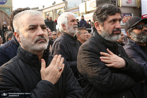 مراسم تشييع شهيد درياسالار علی شمخانی در امام زاده صالح (ع)