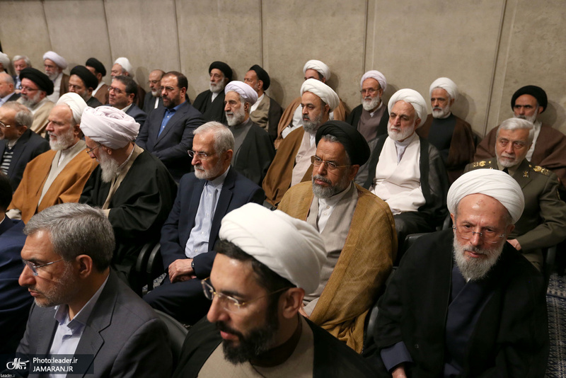دیدار مسئولان نظام و میهمانان کنفرانس وحدت اسلامى‌ با رهبر معظم انقلاب
