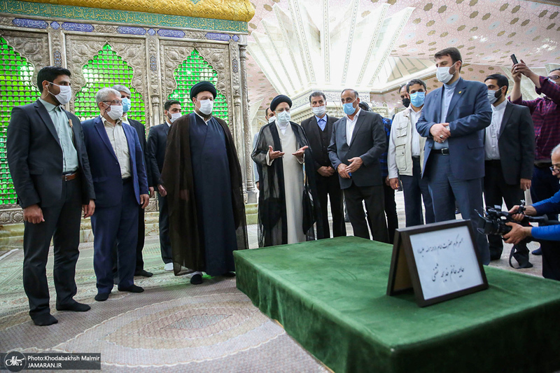 حضور سید ابراهیم رئیسی در حرم مطهر امام خمینی(س)
