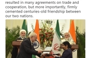 تحکیم دوستی ایران و هند دستاورد سفر رئیس جمهور روحانی