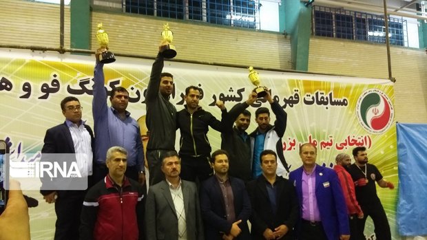 کرمانشاه قهرمان رقابت های کونگ فو کشور شد